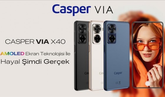 Casper VIA X40 üstün özellikleri ve tasarımıyla tüm beklentileri karşılıyor.