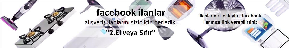 Facebook ilanlar Alışveriş